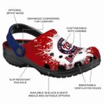 Personalized Washington Nationals Splash Art Crocs Best selling