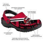 personalized western kentucky hilltoppers football motif clog best selling