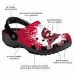 personalized western kentucky hilltoppers splash art clog best selling