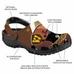 personalized western michigan broncos baseball helmet clog best selling