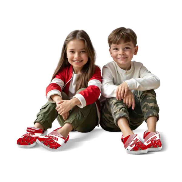 personalized wisconsin badgers vibrant dual tone crocs fashion forward