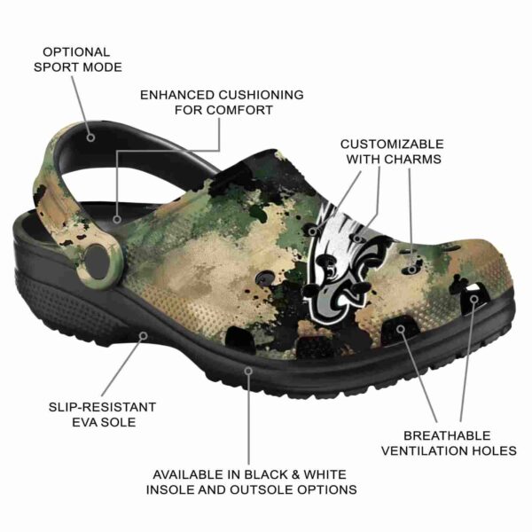 philadelphia eagles camouflage craze crocs new arrival