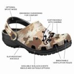 Philadelphia Eagles Desert Camo Crocs Fashion forward