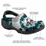 Philadelphia Eagles Radiant Burst Effect Crocs Best selling