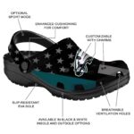 Philadelphia Eagles Stellar Stripes Theme Crocs Best selling