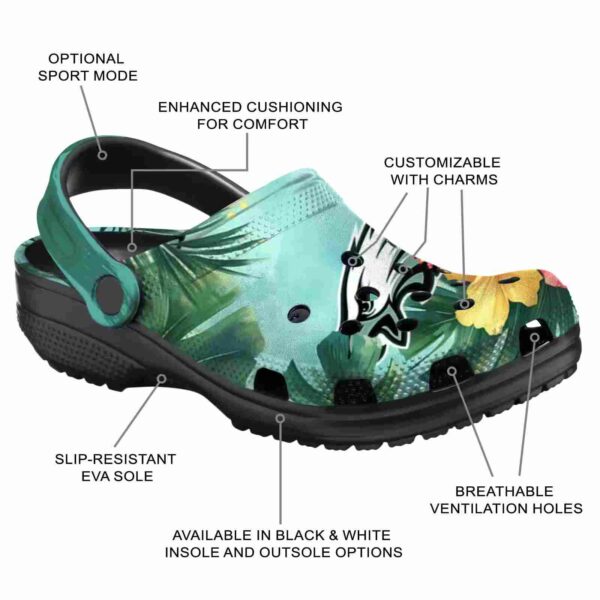 philadelphia eagles tropical vibes crocs new arrival