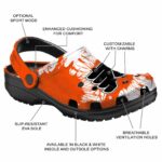 philadelphia flyers splatter graphics clog best selling