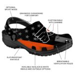 philadelphia flyers stellar stripes theme clog best selling