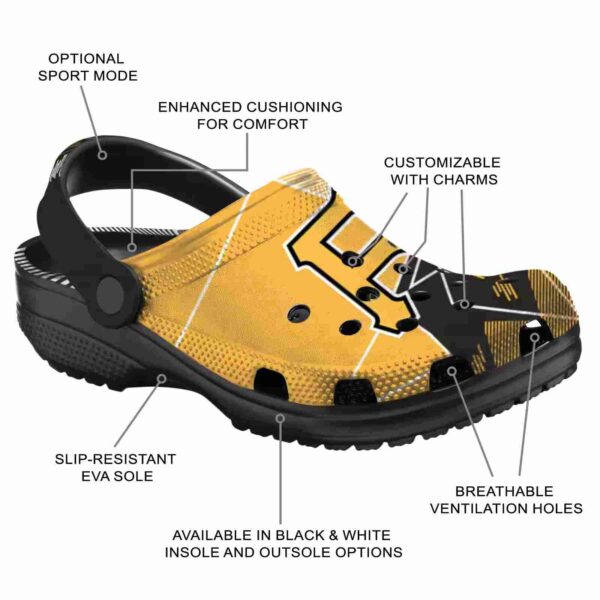 pittsburgh pirates geometric background crocs new arrival