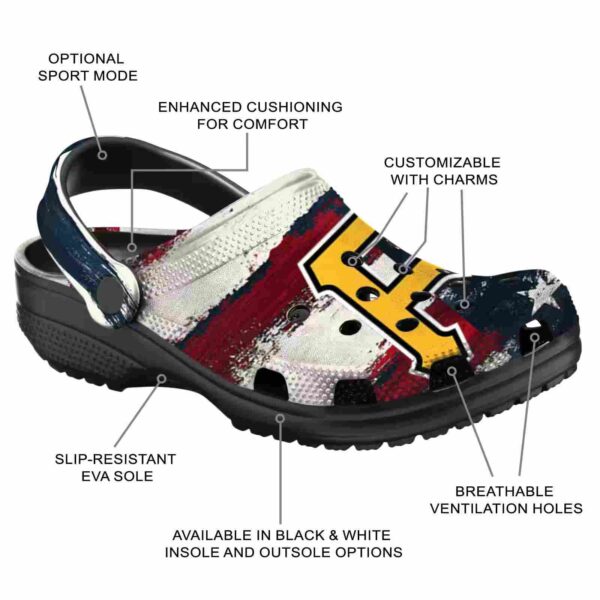 pittsburgh pirates patriotic stripes crocs new arrival