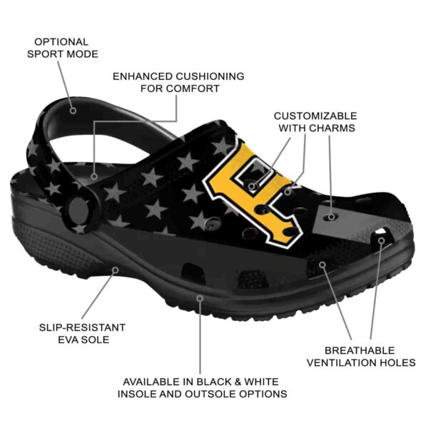 pittsburgh pirates stellar stripes theme crocs new arrival