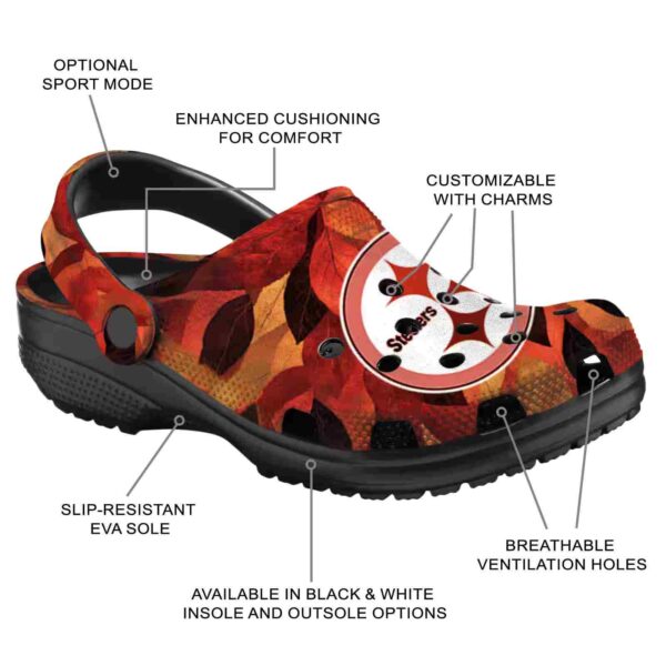 pittsburgh steelers autumn leaves crocs new arrival