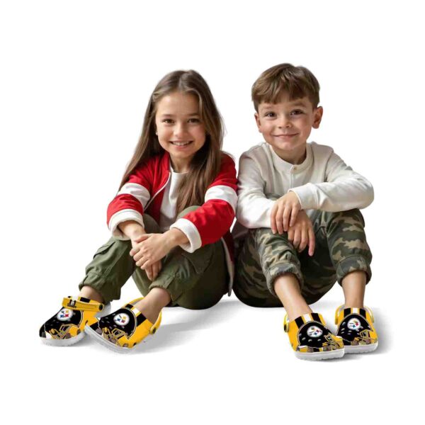 pittsburgh steelers helmet stripes crocs fashion forward