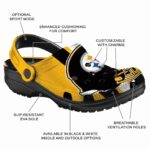 Pittsburgh Steelers Helmet Stripes Crocs Best selling