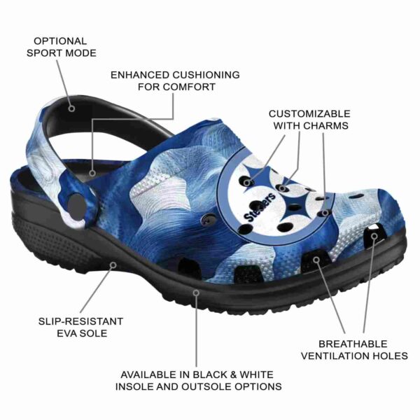 pittsburgh steelers ocean waves crocs new arrival