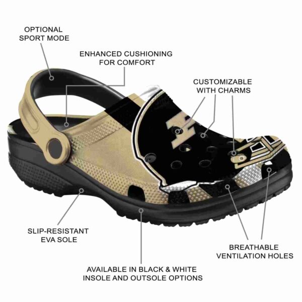 purdue boilermakers helmet stripes clog new arrival