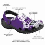 sacramento kings splatter graphics clog best selling