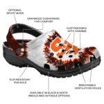 sam houston bearkats radiant burst effect clog best selling