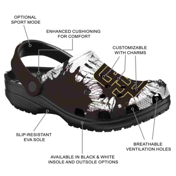 san diego padres splatter graphics crocs new arrival