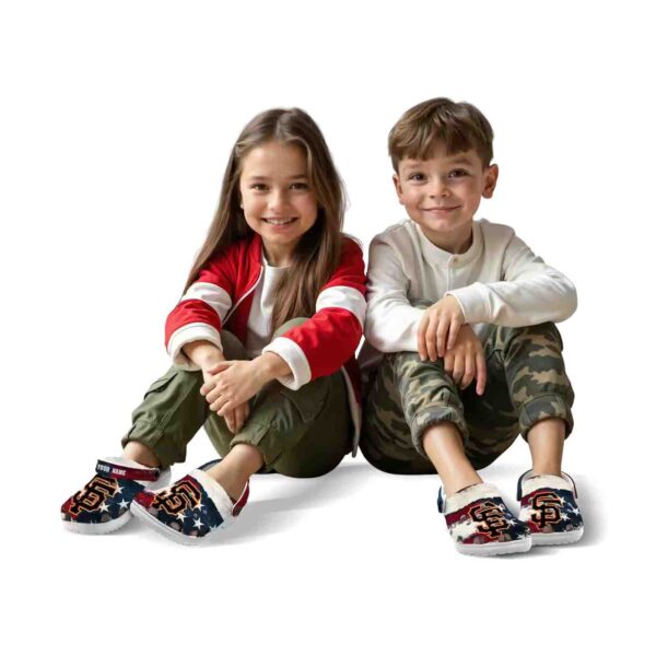 san francisco giants patriotic stripes crocs fashion forward