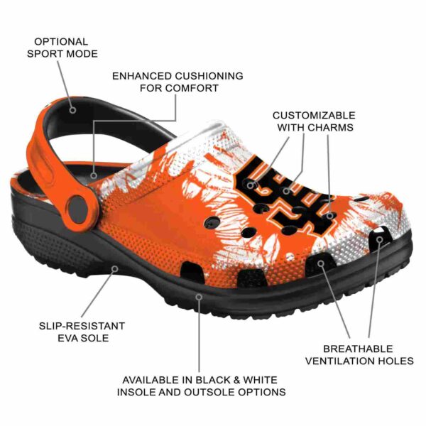 san francisco giants splatter graphics crocs new arrival