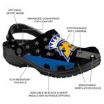 san jose state spartans stellar stripes theme clog best selling