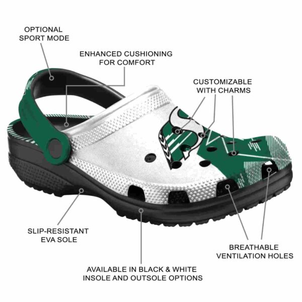 saskatchewan roughriders geometric background clog new arrival