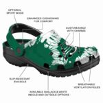 saskatchewan roughriders splatter graphics clog best selling
