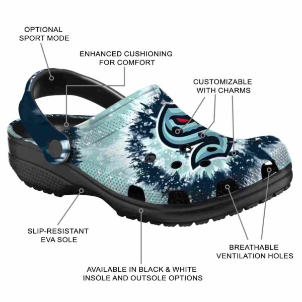seattle kraken radiant burst effect clog new arrival