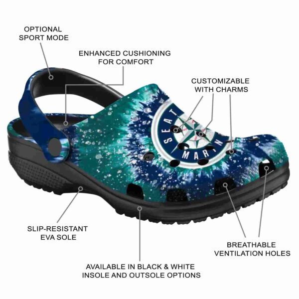 seattle mariners radiant burst effect crocs new arrival
