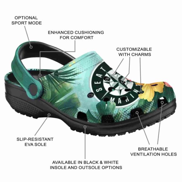seattle mariners tropical vibes crocs new arrival