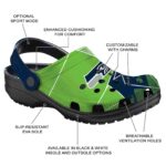 Seattle Seahawks Geometric Background Crocs Best selling