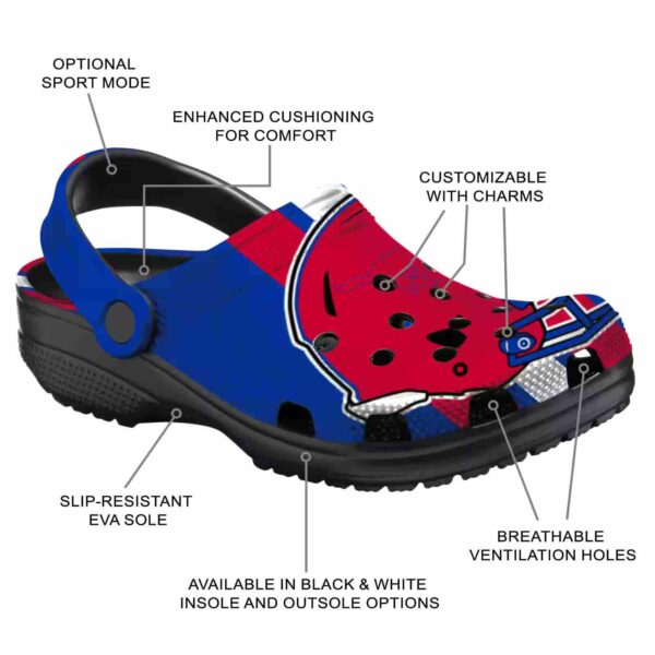 smu mustangs helmet stripes clog new arrival
