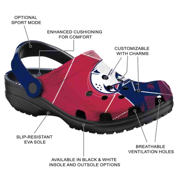 south alabama jaguars geometric background clog new arrival
