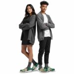 south florida bulls geometric background clog best selling