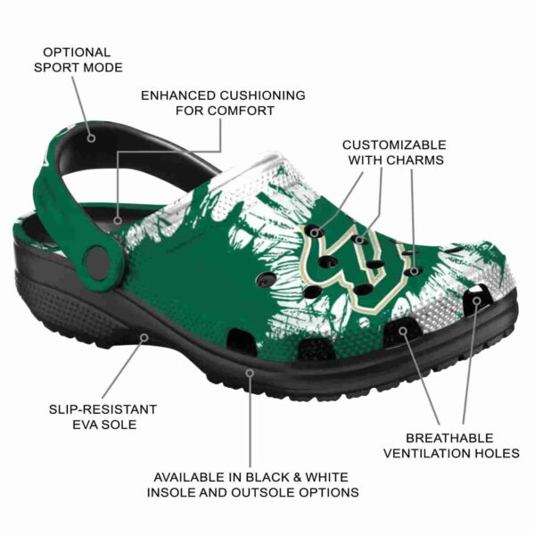 south florida bulls splatter graphics clog new arrival