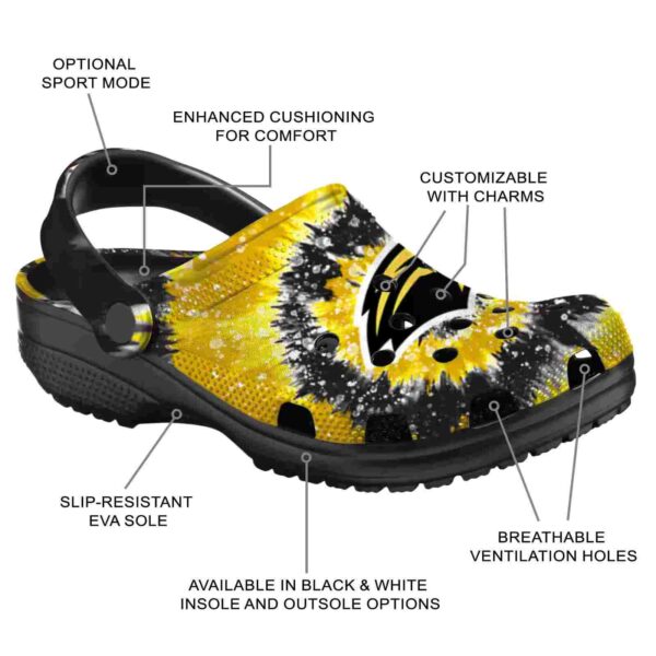 southern miss golden eagles radiant burst effect clog new arrival