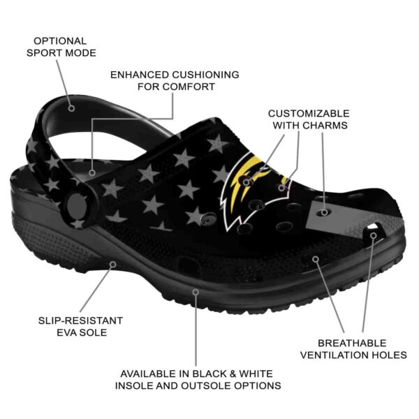 southern miss golden eagles stellar stripes theme clog new arrival
