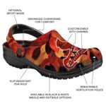 St Louis Cardinals Autumn Leaves Crocs Fashion forward