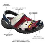 St Louis Cardinals Patriotic Stripes Crocs Fashion forward