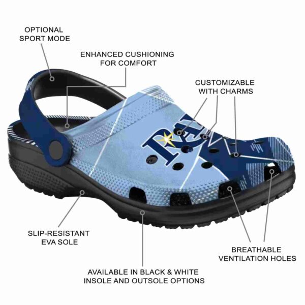 tampa bay rays geometric background crocs new arrival