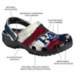 Tampa Bay Rays Patriotic Stripes Crocs Fashion forward