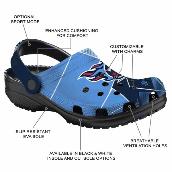 tennessee titans geometric background crocs new arrival