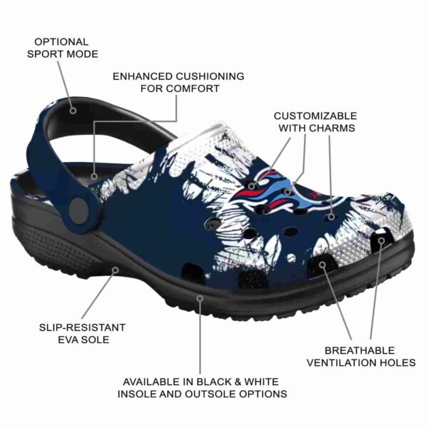 tennessee titans splatter graphics crocs new arrival
