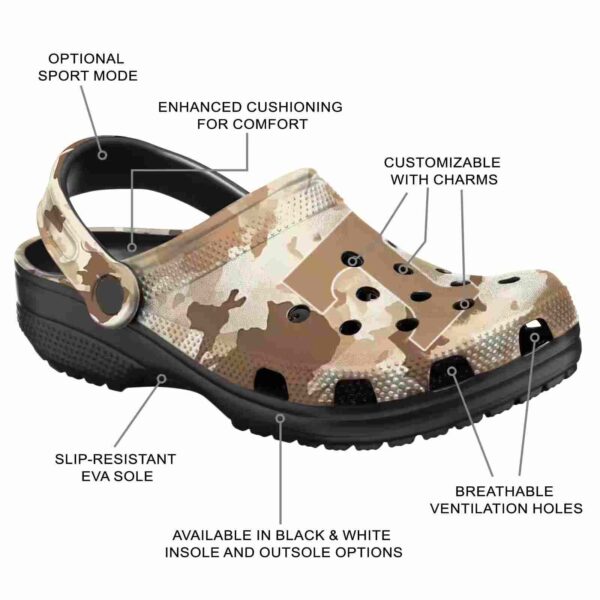 tennessee volunteers desert camo crocs new arrival