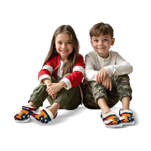 tennessee volunteers patriotic stripes crocs fashion forward