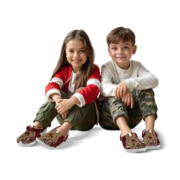 texas state bobcats helmet stripes clog fashion forward