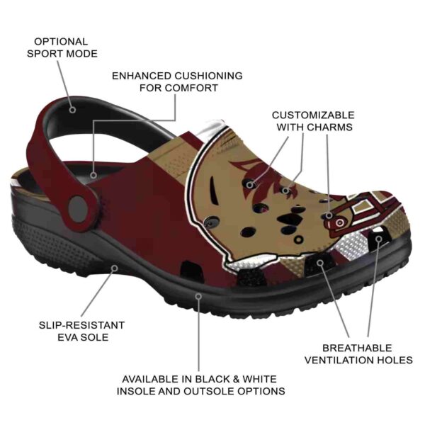 texas state bobcats helmet stripes clog new arrival