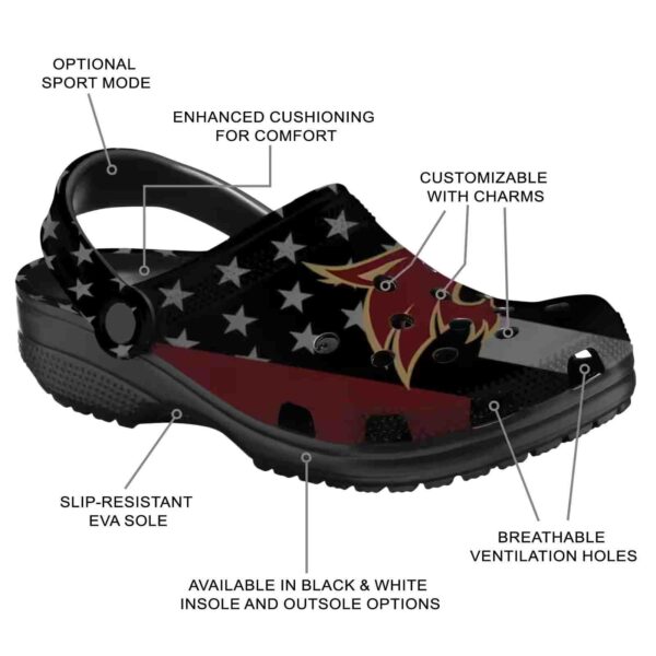 texas state bobcats stellar stripes theme clog new arrival
