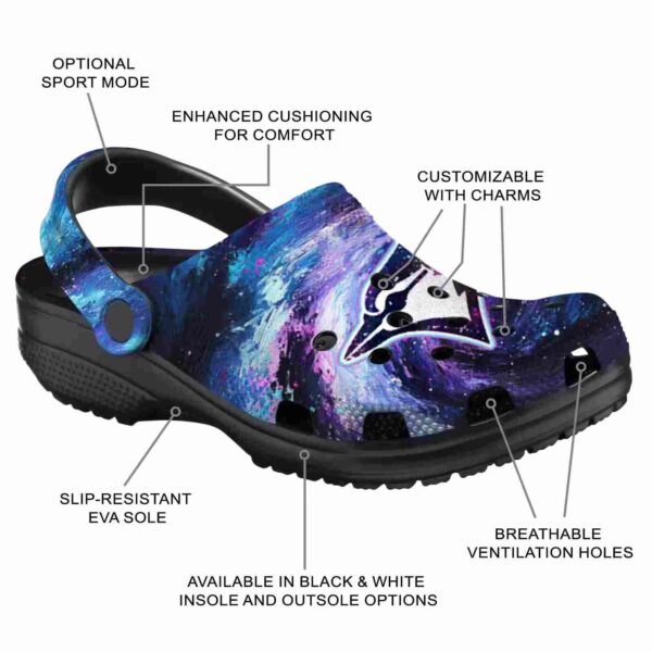 toronto blue jays galaxy swirl crocs new arrival